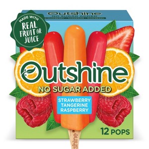 Outshine Strawberry, Raspberry, Tangerine Frozen Fruit Bar - 12ct - 1 of 4