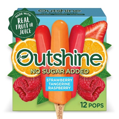 Outshine Strawberry, Raspberry, Tangerine Frozen Fruit Bar - 12ct