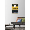 Trends International NFL Pittsburgh Steelers - Champions 23 Unframed Wall Poster Prints - 2 of 4