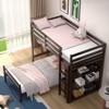 Infans Twin Over Twin Loft Bunk Bed Wood w/Bookcase Guardrail Ladder Kids Bedroom - 3 of 4