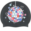 Sporti Limited Edition Disco Valentine Silicone Swim Cap - 3 of 4