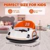 12V Kids Electric Ride On Bumper Car, 3 Speed Toddler Bumper Car With Remote, Baby Bumping Toy with Music, LED Lights, 360 Degree Spin for Boys Girls - 4 of 4