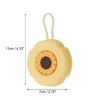 Unique Bargains Hangable Massage Hair Brush 4.33"x2.76"x1.38" Yellow 1 Pc - 3 of 4