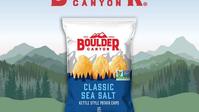 Boulder Canyon Totally Natural Kettle Potato Chips - 6.5oz, 2 of 7, play video