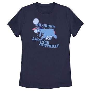 Women's Winnie the Pooh Eeyore Oh Great Another Birthday T-Shirt