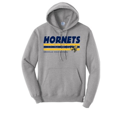 Adult Oroville High School Hornets Name & Graphic Full-Zip Fleece