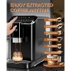 Fully Automatic Espresso Machine with Built-in Grinder & Milk Frother, 20 Bar Pressure One-Touch Coffee Maker, 1.5L Water Tank for Home & Office - 3 of 4