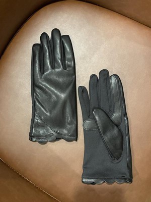 Isotoner Men's Sleek Heat Gloves - Black L/xl : Target