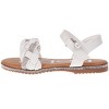 bebe Girls' Sandals - Comfy Open Toe Dress Sandals, Fancy and Sparkly Sandals for Little Girls and Big Girls - 3 of 4