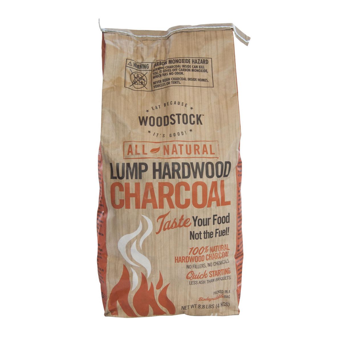 Woodstock Charcoal, All Natural, Lump Hardwood - 8.8 lb