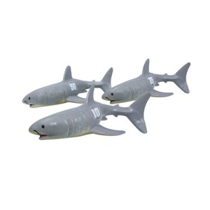 Swimline 3ct Shark Frenzy Swimming Pool Dive Toy Game 7" - Gray/White - 1 of 3