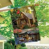 Lakeside Cabin Summer House Flag Camping Deer 28" x 40" Briarwood Lane - 4 of 4