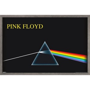 Trends International Pink Floyd - The Dark Side Of The Moon Logo Framed Wall Poster Prints - 1 of 4