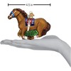 Old World Christmas Glass Blown Holiday Ornament For Tree, Racehorse (With OWC Gift Box) - 4 of 4