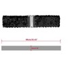 Allegra K Women's Stretchy Waist Belts Metal Interlock Buckles Sequins Decor Belts 60cm/23.62" 1 Pc - 3 of 4