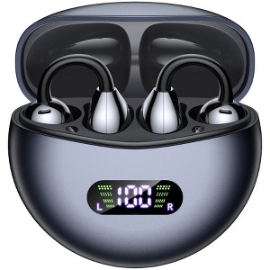 VEATOOL Clip on Earbuds,Open Ear Headphones Wireless Bluetooth 5.4 Sports Earphones with ENC Clear Call,50H Playtime, IPX7 Water Resistant - 1 of 4