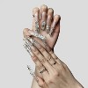 Vynxaria Clear Vibrant Colors Press-On Nails for a Bold Look Size L - 2 of 4