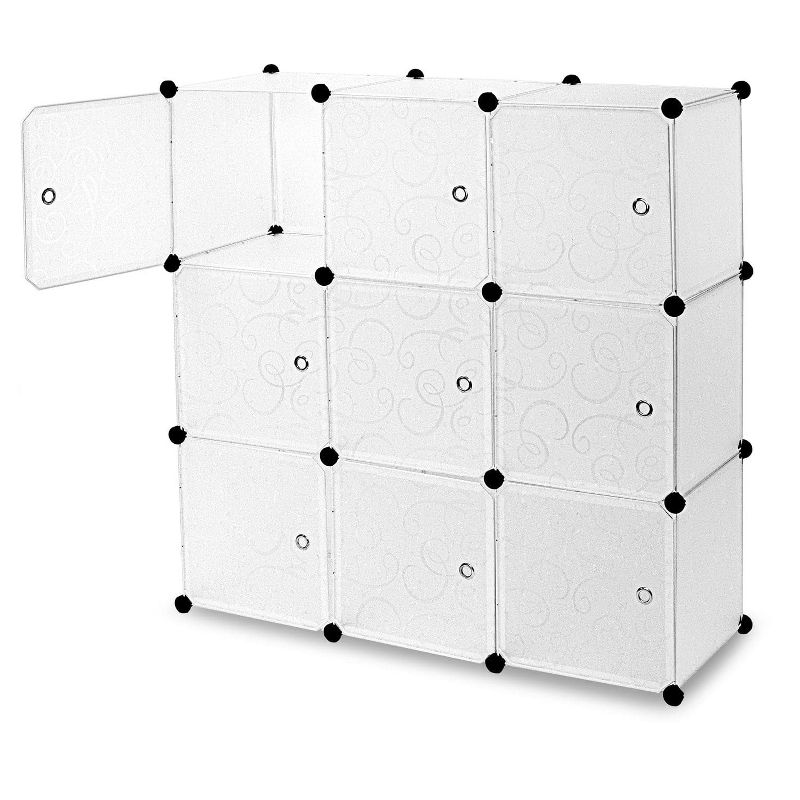 Mount-It! Modular Cube Storage Organizer - 9 Cubes, 5 of 9