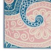 Nourison Jubilant 5'3" x 7'3" (5' x 7') Blue Area Rug Retro Bohemian Paisley by Nourison - 4 of 4