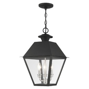 Livex Lighting Mansfield 3 - Light Pendant in  Black - 1 of 3