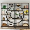 Tribesigns 71 inches 8-Tiers Geometric Bookcase - 4 of 4