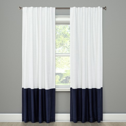 color block curtains