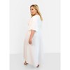 Rebdolls Women's Bianca Belted Maxi Dress - White - Large - 4 of 4