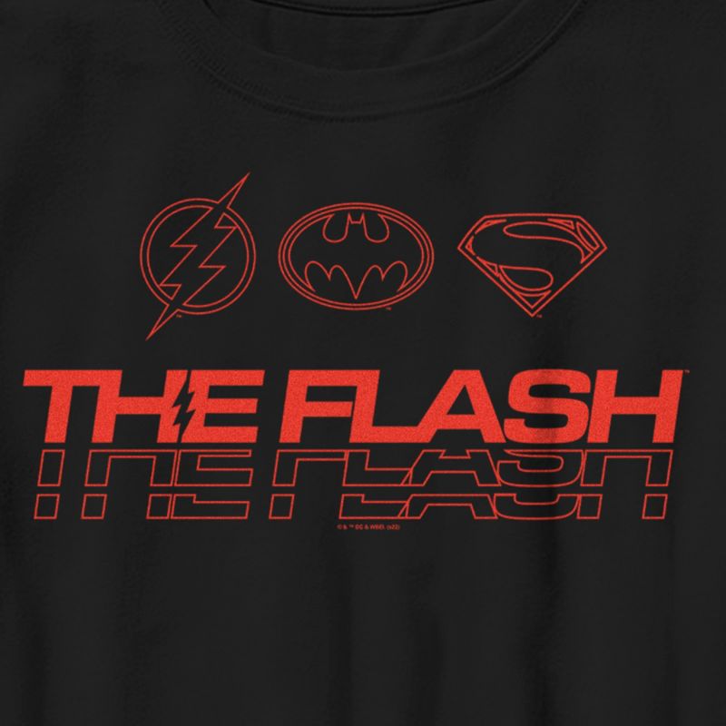 Boy's The Flash Heroes Classic Emblems T-Shirt, 2 of 6