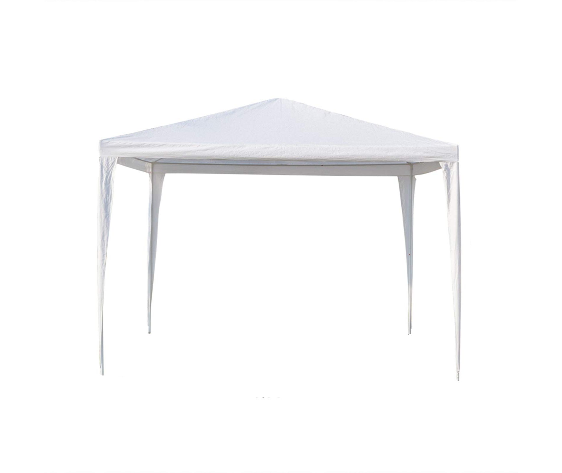 10 ft. x 10 ft. Gazebo Folding Waterproof Event Tent w/ 3 Sides Vent Easy Setup UV Protection Instant Canopy Outdoor Use
