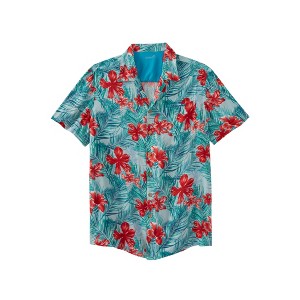 KingSize KS Island Printed Rayon Short-Sleeve Shirt - 1 of 4