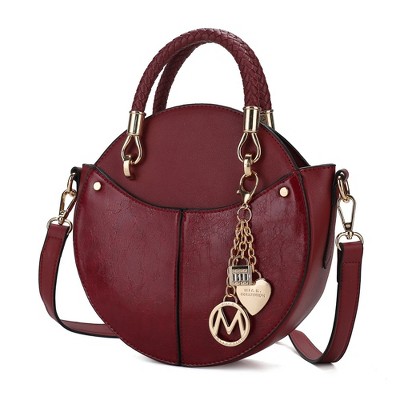 MKF Collection Nobella Women’s Crossbody Vegan Leather Functional and Trendy Handbag by Mia K