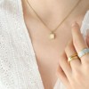 Clotth Shell Necklace Natural Seashell Pendant Minimalist Beach Jewelry for Women Summer Fashion Accessory - 2 of 4