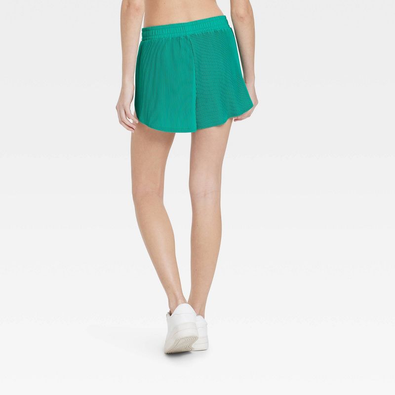 Women's Mid-Rise Micro-Pleated Shorts 2.5" - All In Motion™, 2 of 6