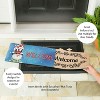 Evergreen Christmas Snowman Sassafras Indoor Outdoor Switch Doormat 1'10"x10" Multicolored - 3 of 4