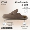 CUSHIONAIRE Zola Women’s Penny Clog Mule – Suede Slip-On with Memory Foam, Cork Footbed & Flexible Outsole - 4 of 4