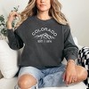 Simply Sage Market Women's  Garment Dyed Graphic  Embroidered Sweatshirt Colorado Mountains - 2 of 3