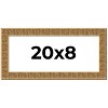 PosterPalooza | Panoramic Sculpted Black Picture Frame - UV Acrylic, Foam Board Backing, Hanging Hardware - 2 of 4