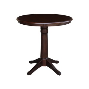 International Concepts 36" Round Top Pedestal Table - 34.9"H - 1 of 4