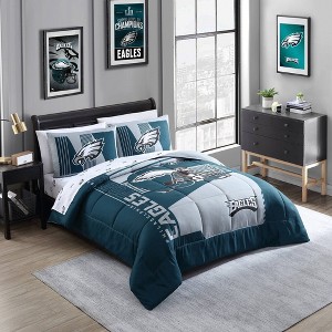 NFL Philadelphia Eagles Status Bed In A Bag Sheet Set - Full - 1 of 1