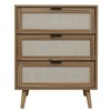 ORRD 3-Drawer Storage Cabinet, Compact Dresser for Bedroom, Living Room, or Study, Modern Organizer Chest with Ample Storage - 3 of 4