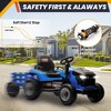 JOYRACER 2WD 24V 2-Seater Electric Ride-On UTV for Kids, 2×75W Motors, Remote Control, LED Lights, Spring Suspension, 3 Speeds & Bluetooth Music - 3 of 4