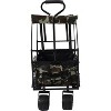 Acekool Foldable Outdoor Utility Wagon with Canopy, 262lbs Capacity, 7" All-Terrain Wheels, Pockets, Portable Cart for Beach, Camping, Garden - 4 of 4