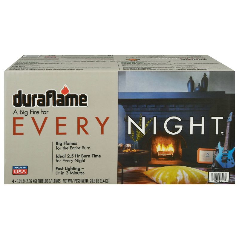 Duraflame 4pk 5.2lbs Every Night Firelogs, 3 of 11