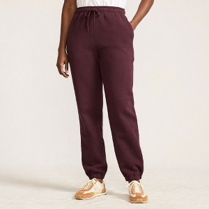 Lands' End Women's Serious Sweats High Rise Jogger Pants - 1 of 4
