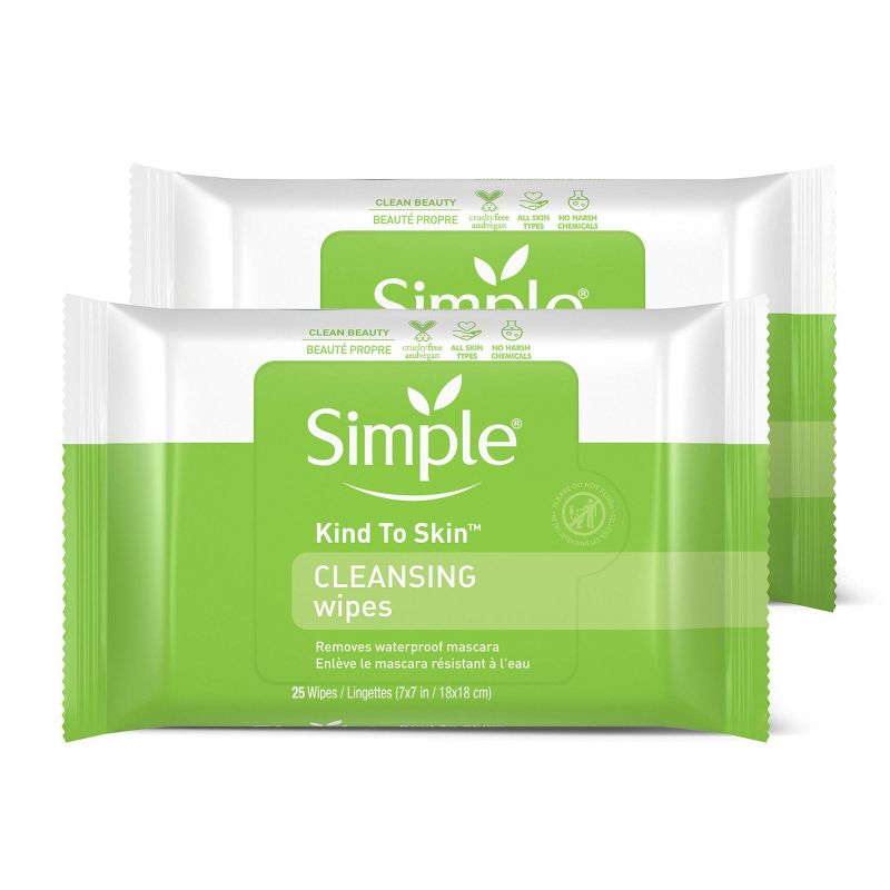 Simple Kind to Skin Facial Wipes - Unscented - 25ct, 3 of 11