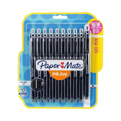 Sanford Black Paper Mate Inkjoy Gel Pens .5mm 10/Pkg (1951711)