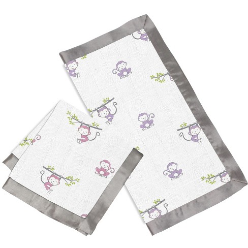 Blushing Bunnies Muslin Musy Squares 5pk