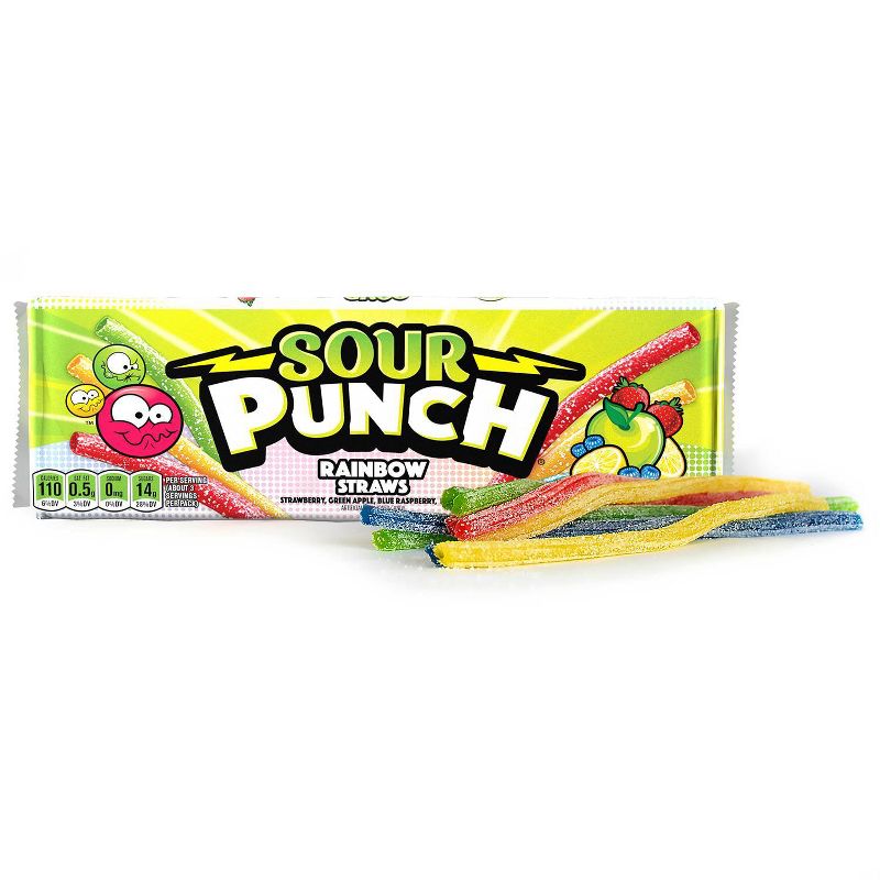 Sour Punch Rainbow Straws Candy - 3.2oz, 4 of 9