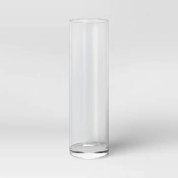 10" x 3.5" Skinny Glass Vase - Threshold™