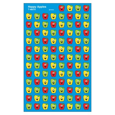 Trend Happy Apples superShapes Stickers, 800 ct (Pack of 6)
